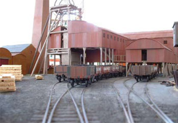 Photo model of colliery