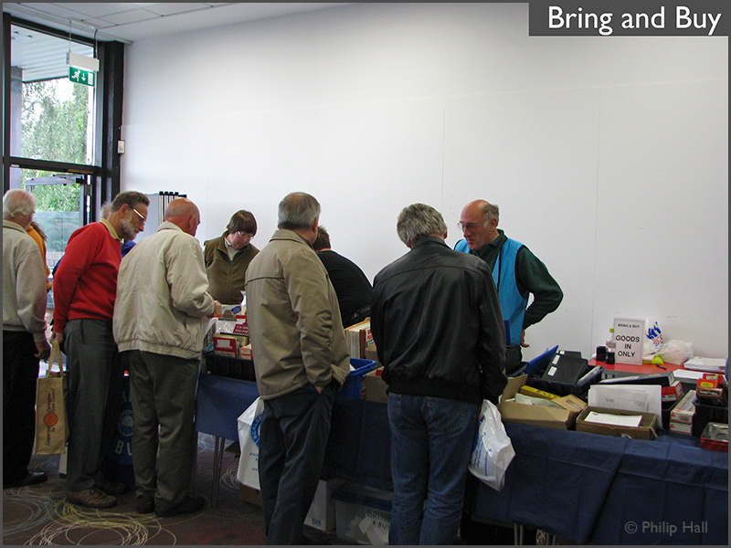 The crowd around the Bring & Buy stand at Scaleforum 2010